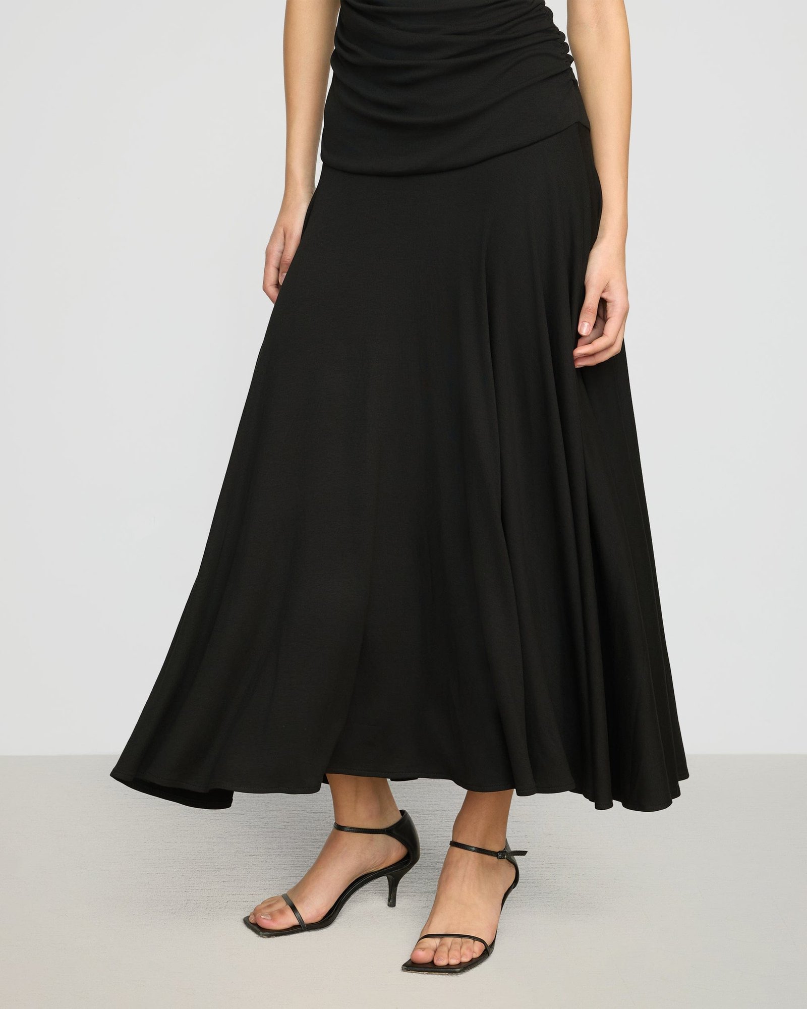 Tamsin Ruched Drop-Waist Maxi Dress - Image 6