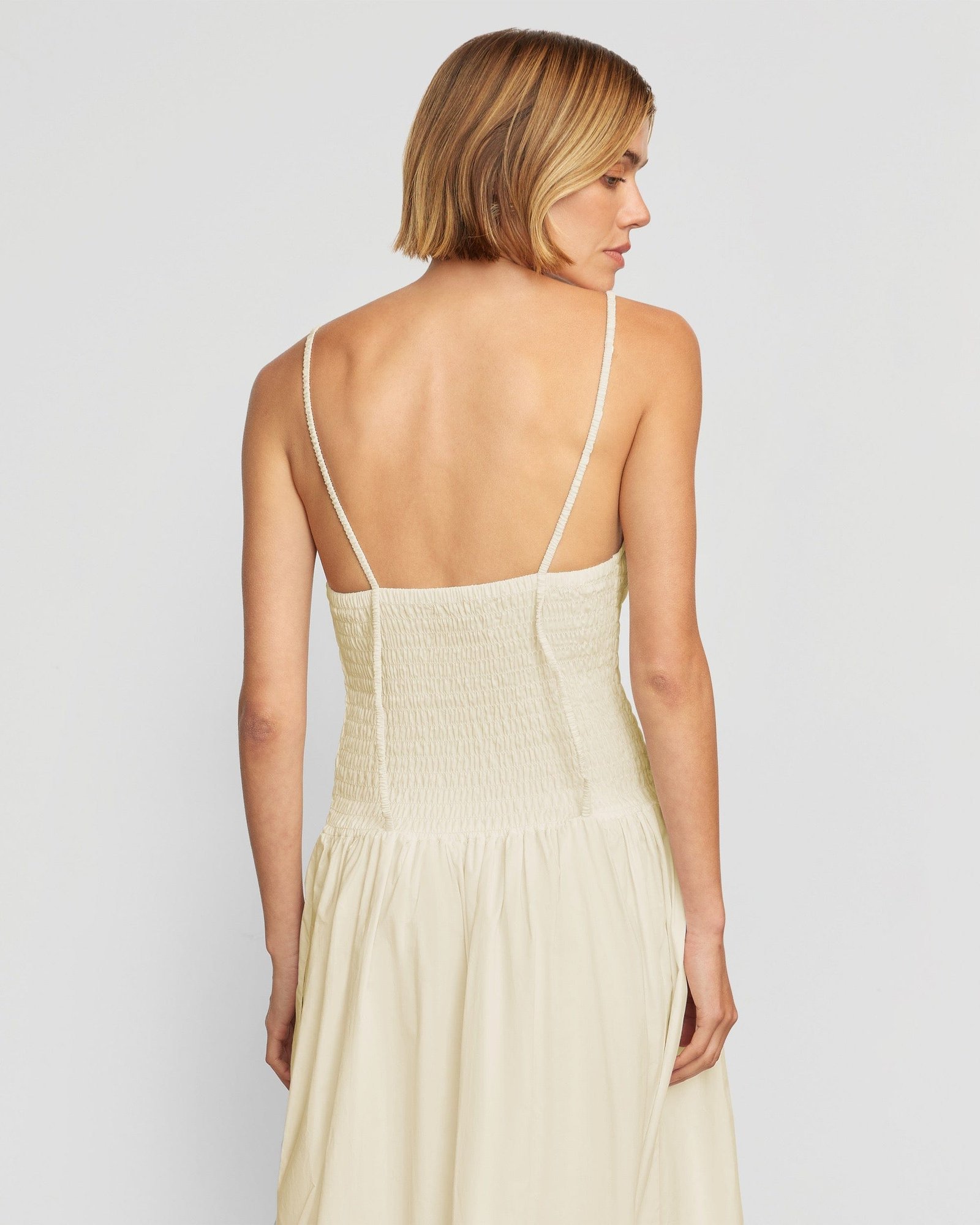 Venus Smocked Midi Dress - Image 5
