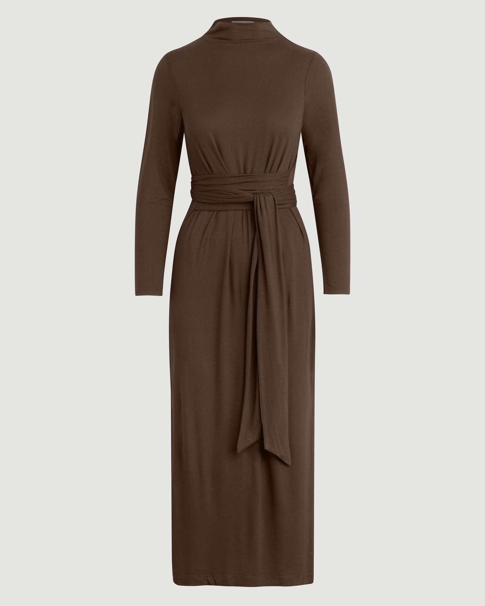 Vero Tie-Front Long-Sleeve Dress (Petite) - Image 2