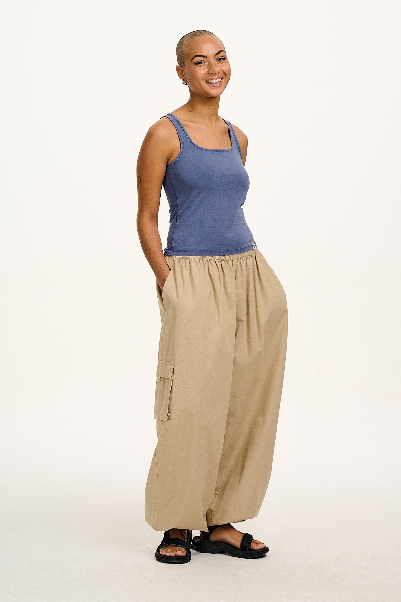 Jett - Vest Top in Vintage Indigo - Image 5