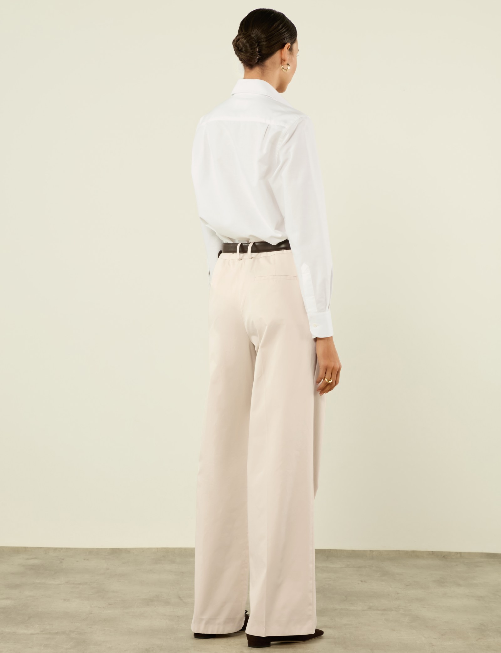 Rampling Trouser: Cotton, Fawn - Image 6